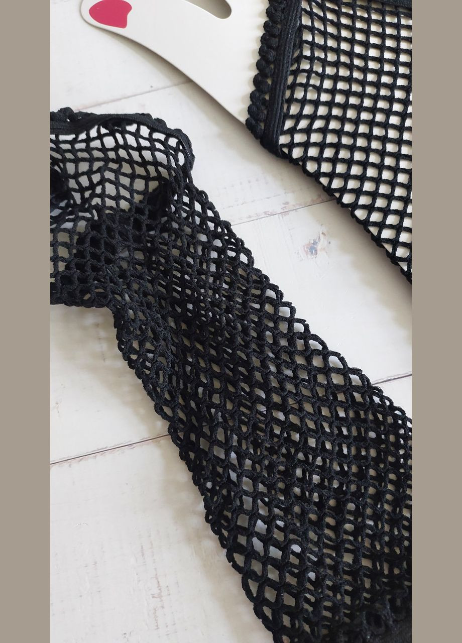 Сіточні мітенки рукавички honey fashion accessories one size (S/M/L) чорний (7-49) No Brand (313286189)