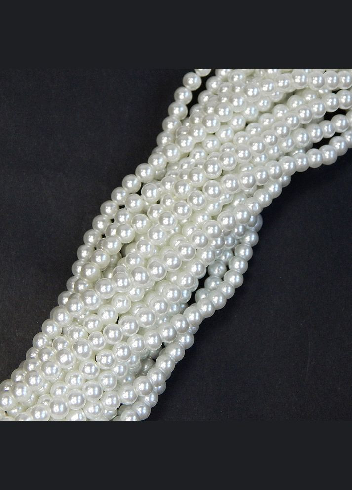 Бусины Жемчуг искусственый, стеклокерамика, 4 мм, белые, 218 шт No Brand (340486450)