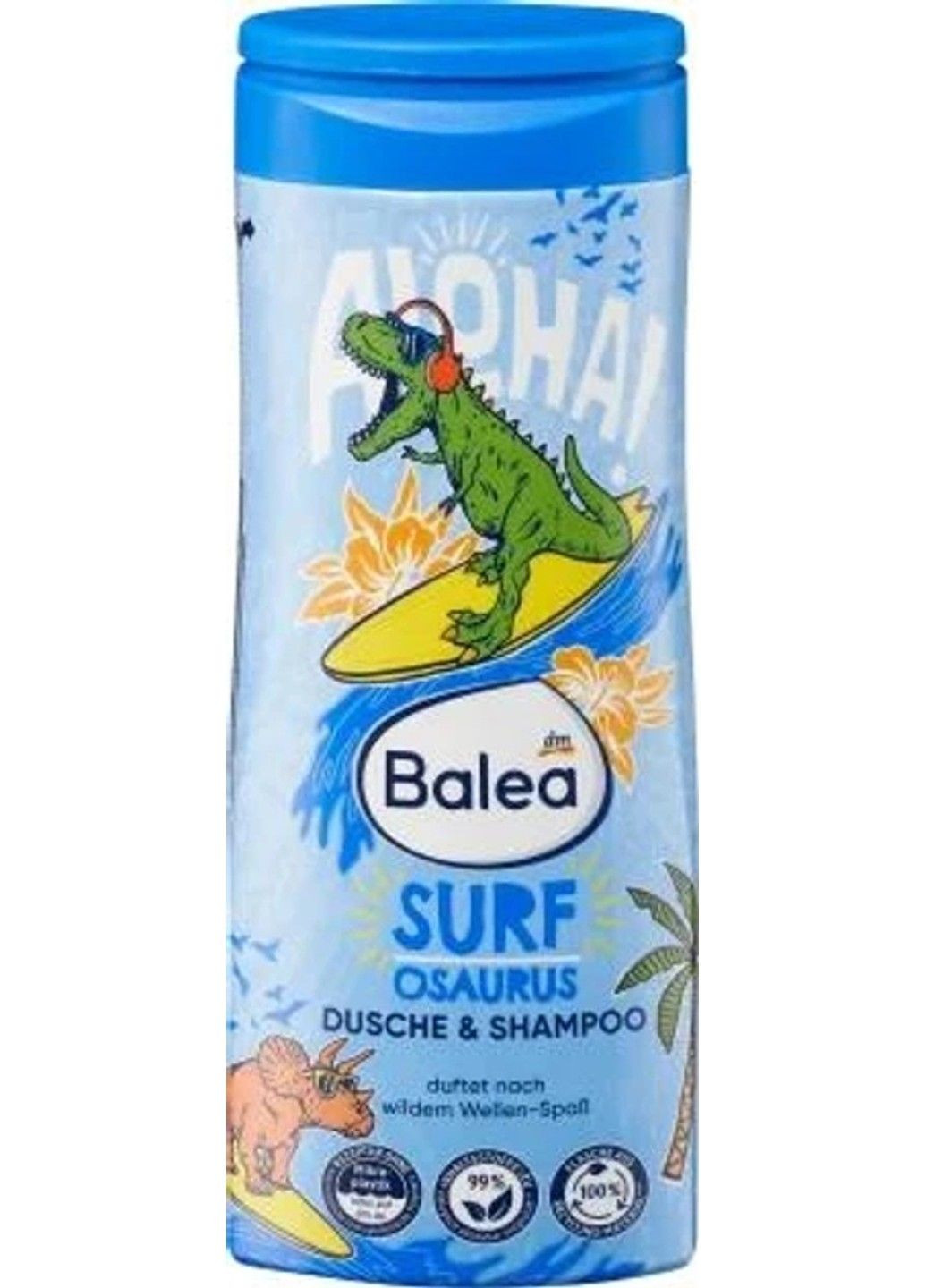 Дитячий гель-шампунь SURF OSAURUS, 300мл Balea (331787110)