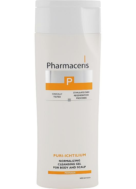 Гель для миття шкіри голови і тіла P Puri-Ichtilium Body and Scalp Wash Gel 250ml (93543-22717) Pharmaceris (368610096)