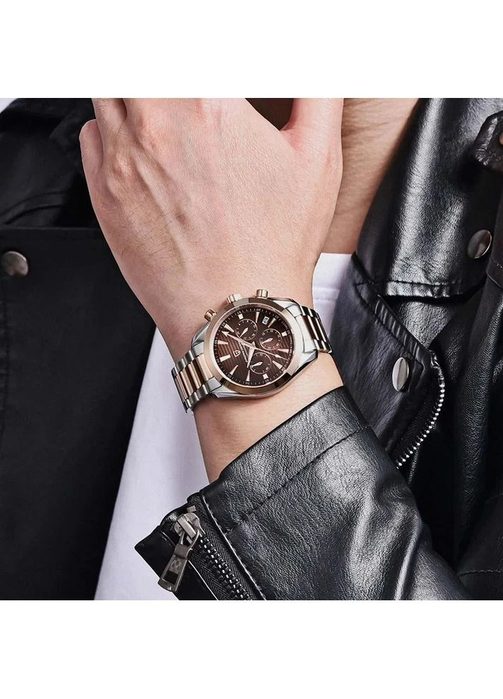 PD-1712 Silver-Rose Gold-Brown No Brand (365622068)
