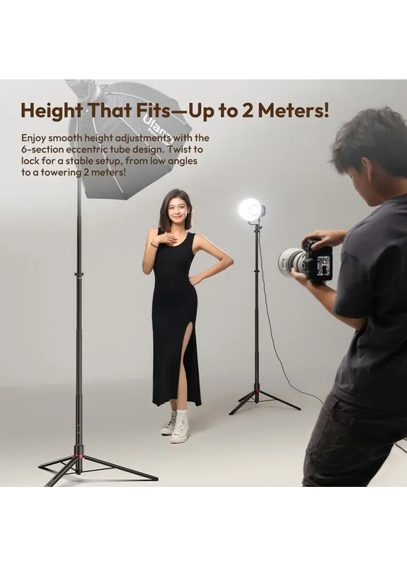 Складная стойка для света 2M Heavy Duty Foldable Light Stand(48-200cm) (T083) Ulanzi AT-05 (393817884)