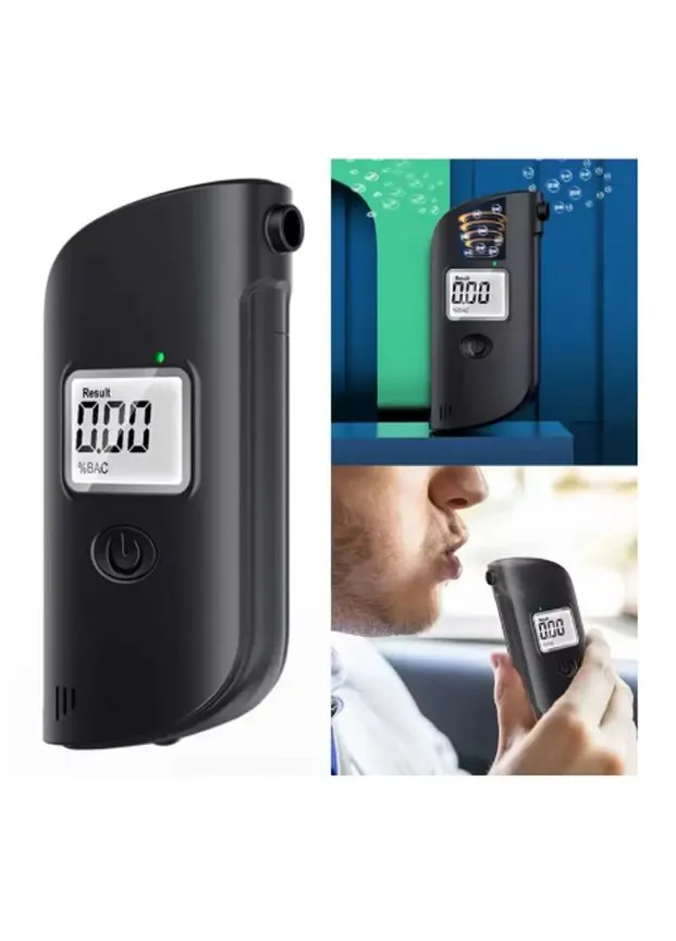 Алкотестер з LCD дисплеєм від батарейок / Тестер на алкоголь / Алкометр / Алкотестер портативний Dometic (393960290)