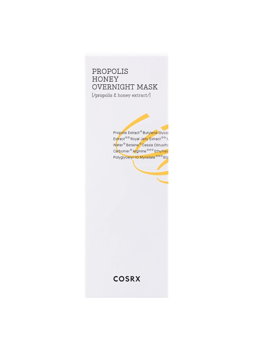 COSRX - Питательная ночная маска с прополисом - Full Fit Propolis Honey Overnight Mask - 60ml — Крем, Южная Корея (369927304)
