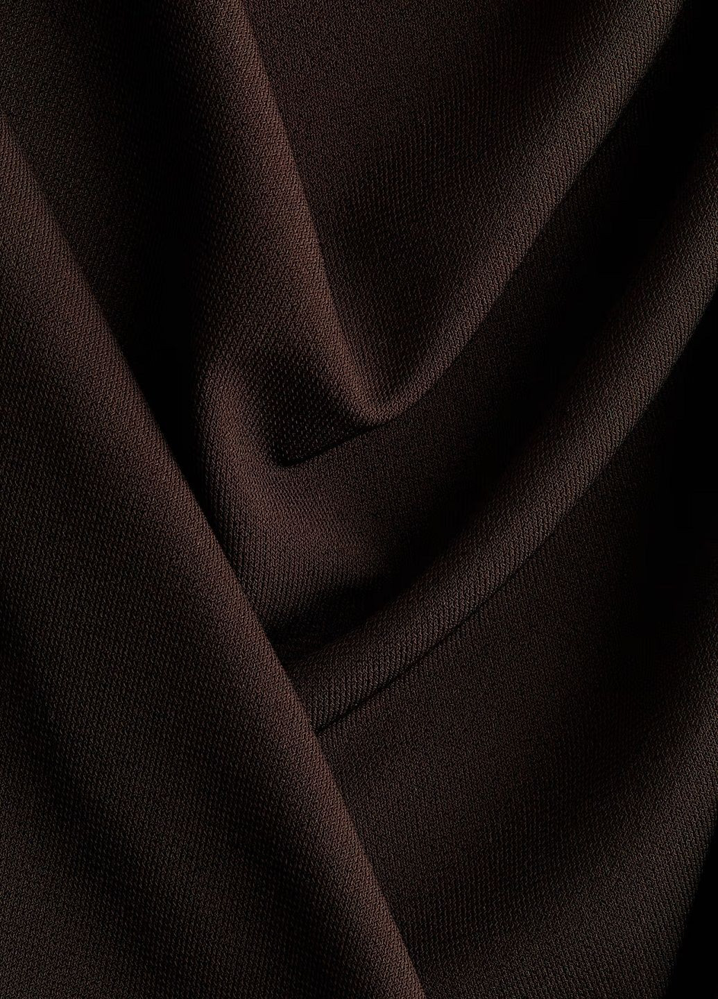 Темно-коричнева святковий сукня H&M однотонна