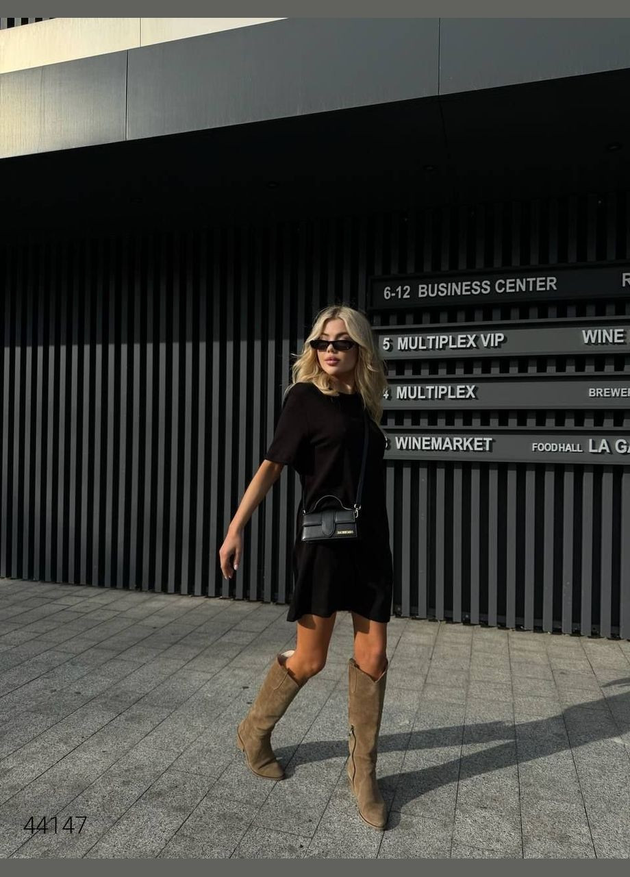 Футболка-платье базовая Liton - (303699188)