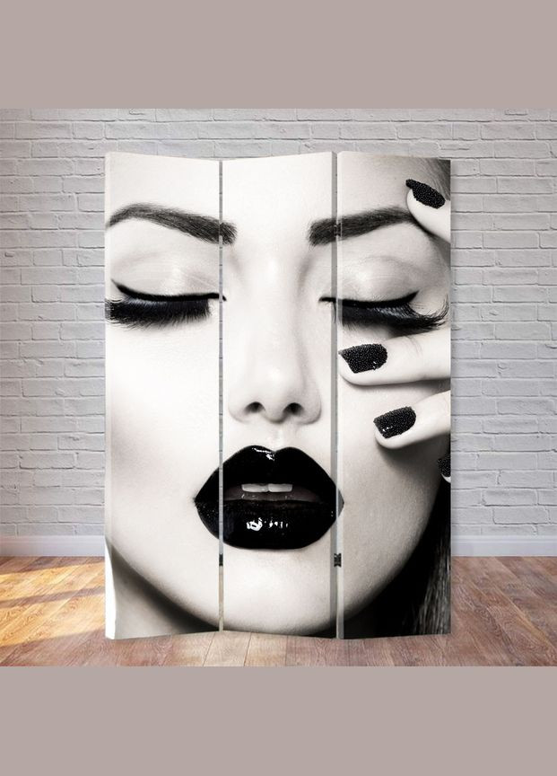 Ширма "Чорно-білий макіяж" см Україна (322420778)