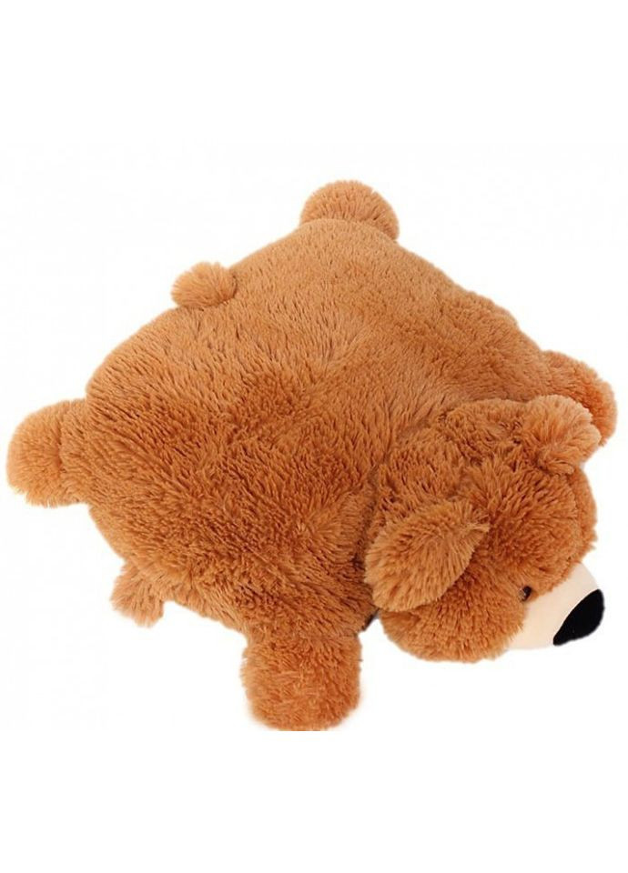 Подушка іграшка Аліна ведмедик 55 см коричнева Алина (280915618)