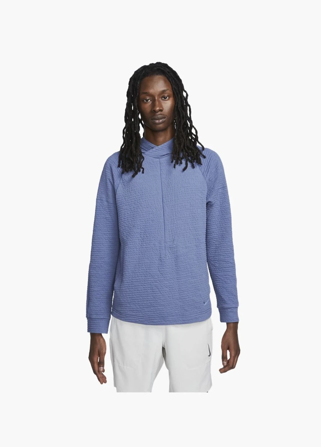 Кофта чоловіча Yoga Dri-Fit Pullover Blue DV9875-491 Nike (326783174)