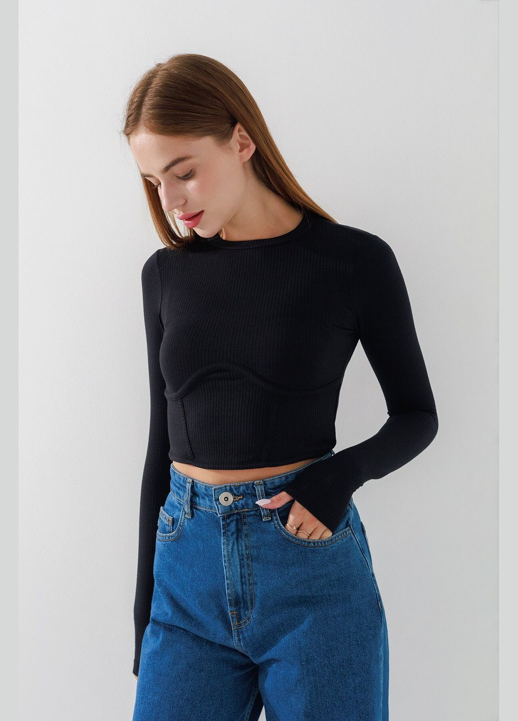 Топ однотонний жіночий 4595 (2000990342010D) shop (2000990342010) Karol (276903491)