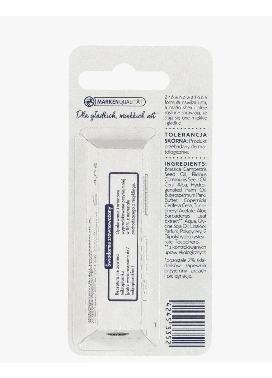 Бальзам для губ с алоэ и маслом ши Lippenpflege aloe 4,8 г Isana (398639407)