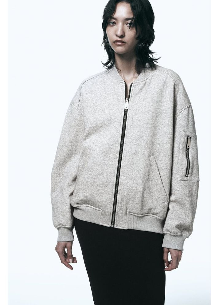 Трикотажний бомбер 1165/735 Zara (370205344)