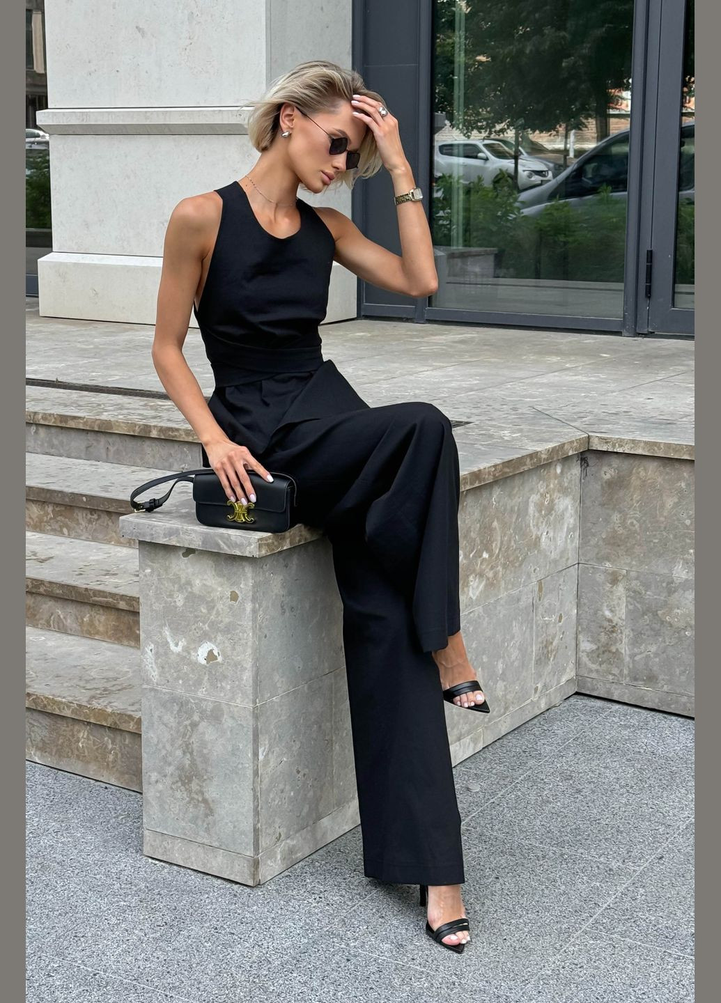 Стильные брюки из льна Jadone Fashion (297669741)