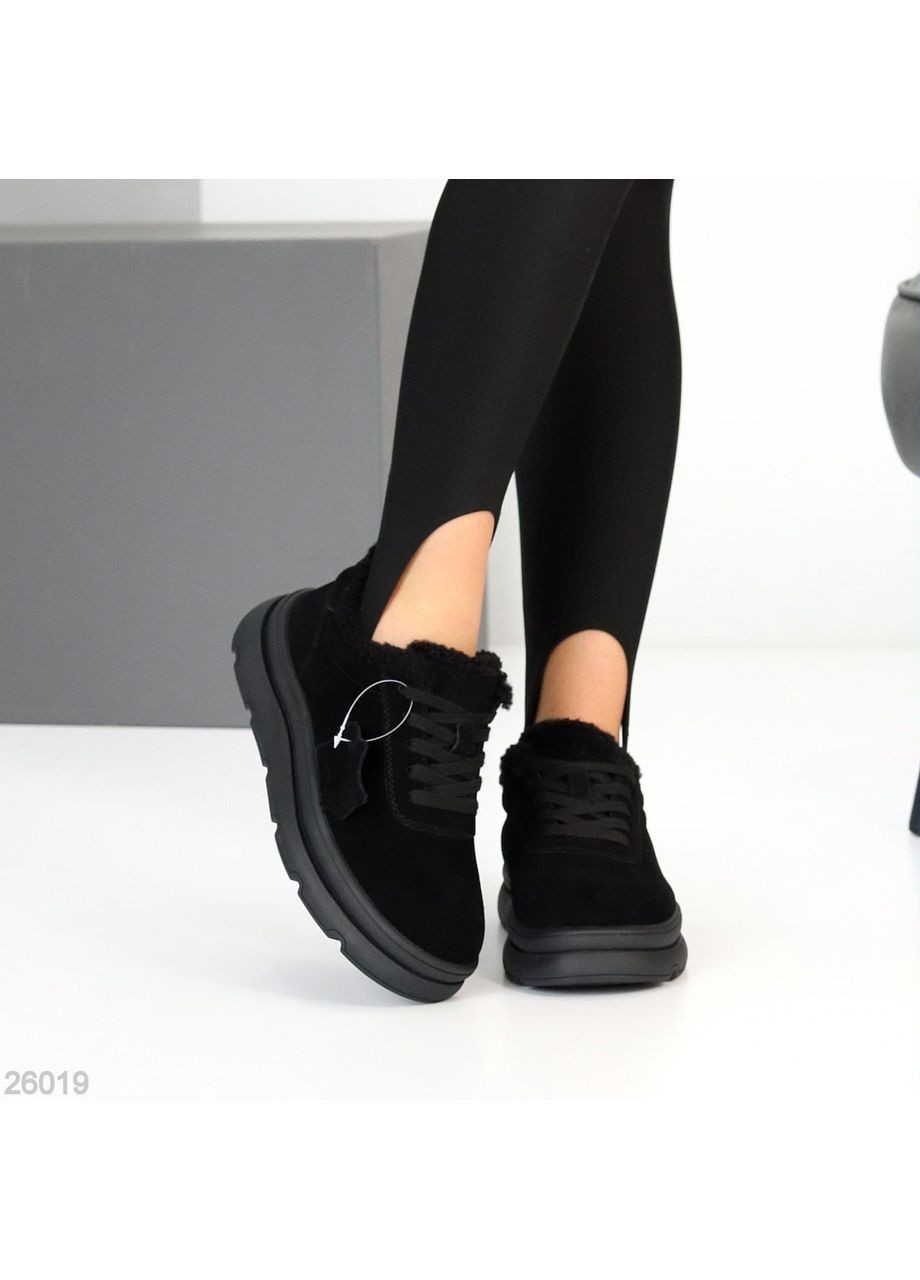 Чорні Зимовий зимові кросівки No Brand