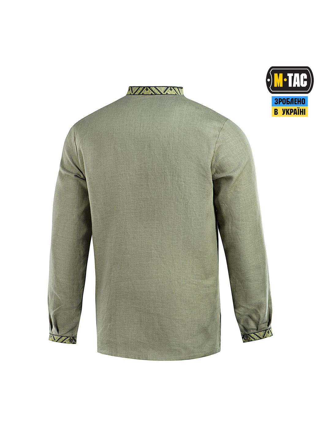 Вишиванка 100% льон олива ( ) M-TAC (303414637)