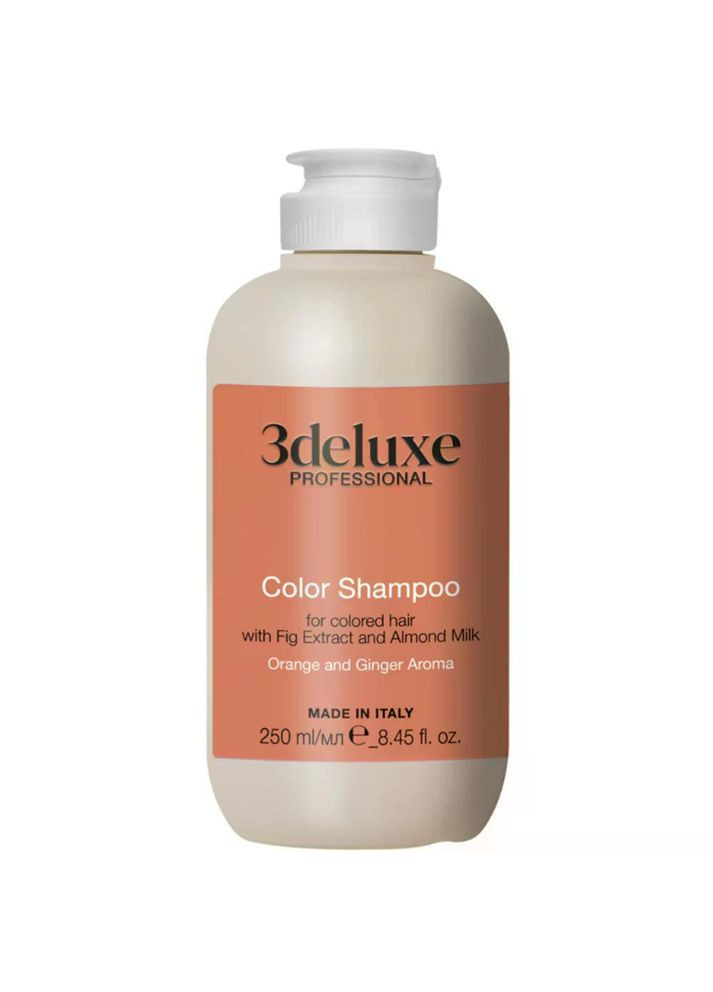 Шампунь 3DeLuXe для збереження кольору та блиску фарбованого волосся Color Shampoo For Colored Hair 250 мл 3DeLuXe Professional (351359059)