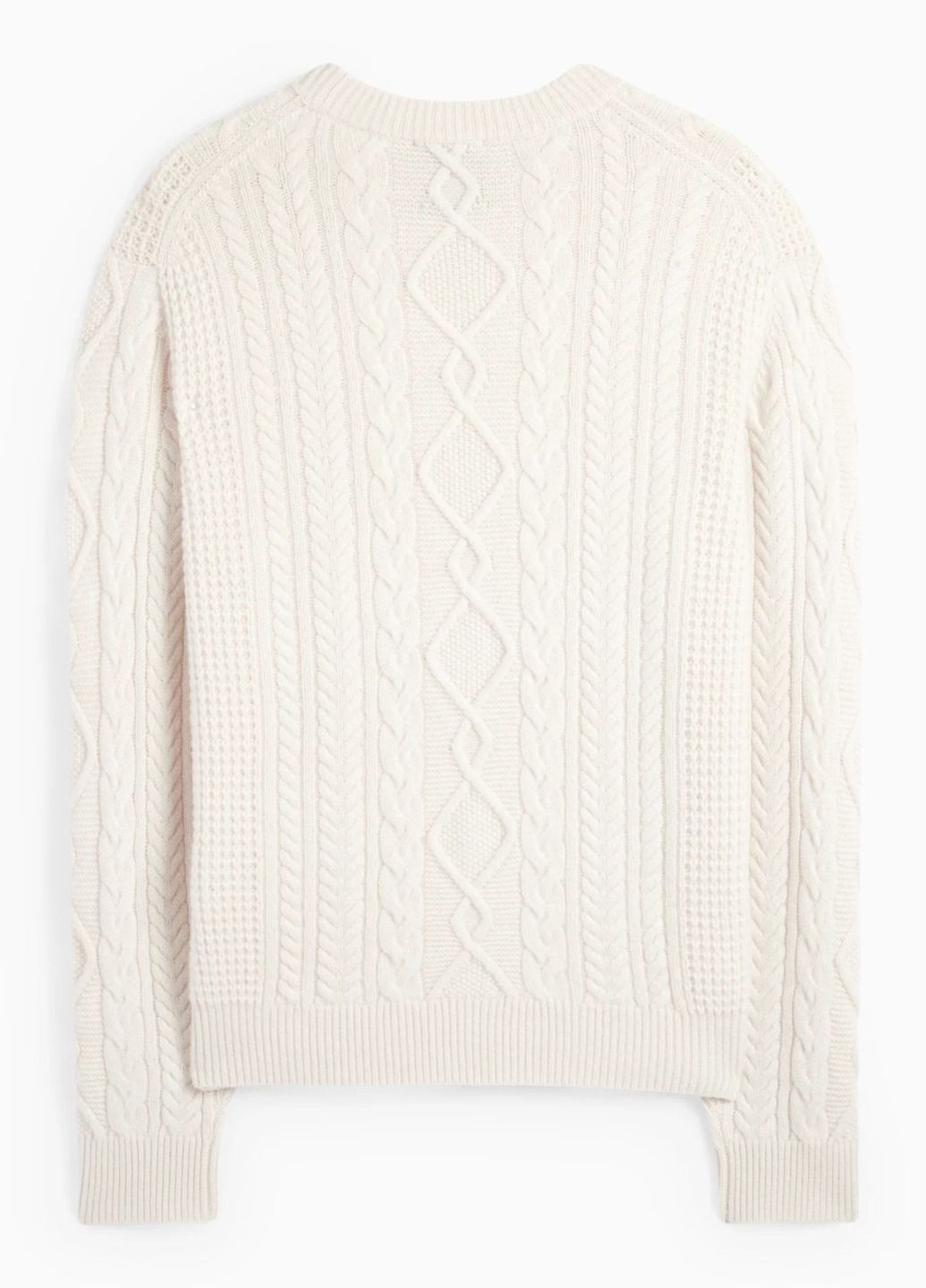 Белый демисезонный свитер C&A