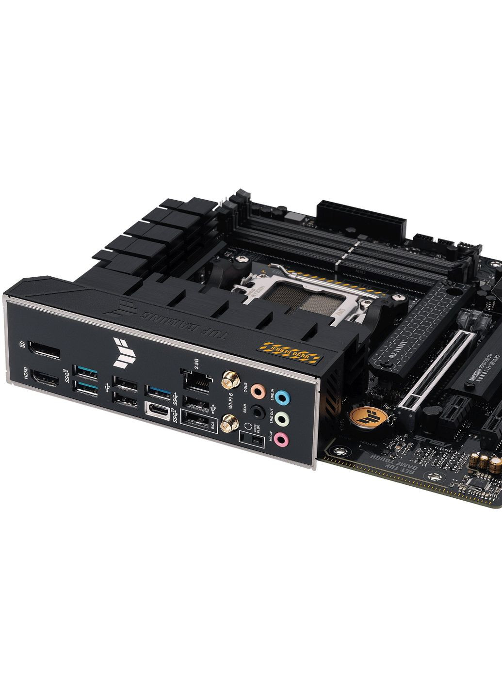 Материнcька плата TUF GAMING B650M-PLUS WIFI sAM5 B650 4xDDR5 M.2 HDMI DP WiFi BT mATX Asus (314749216)