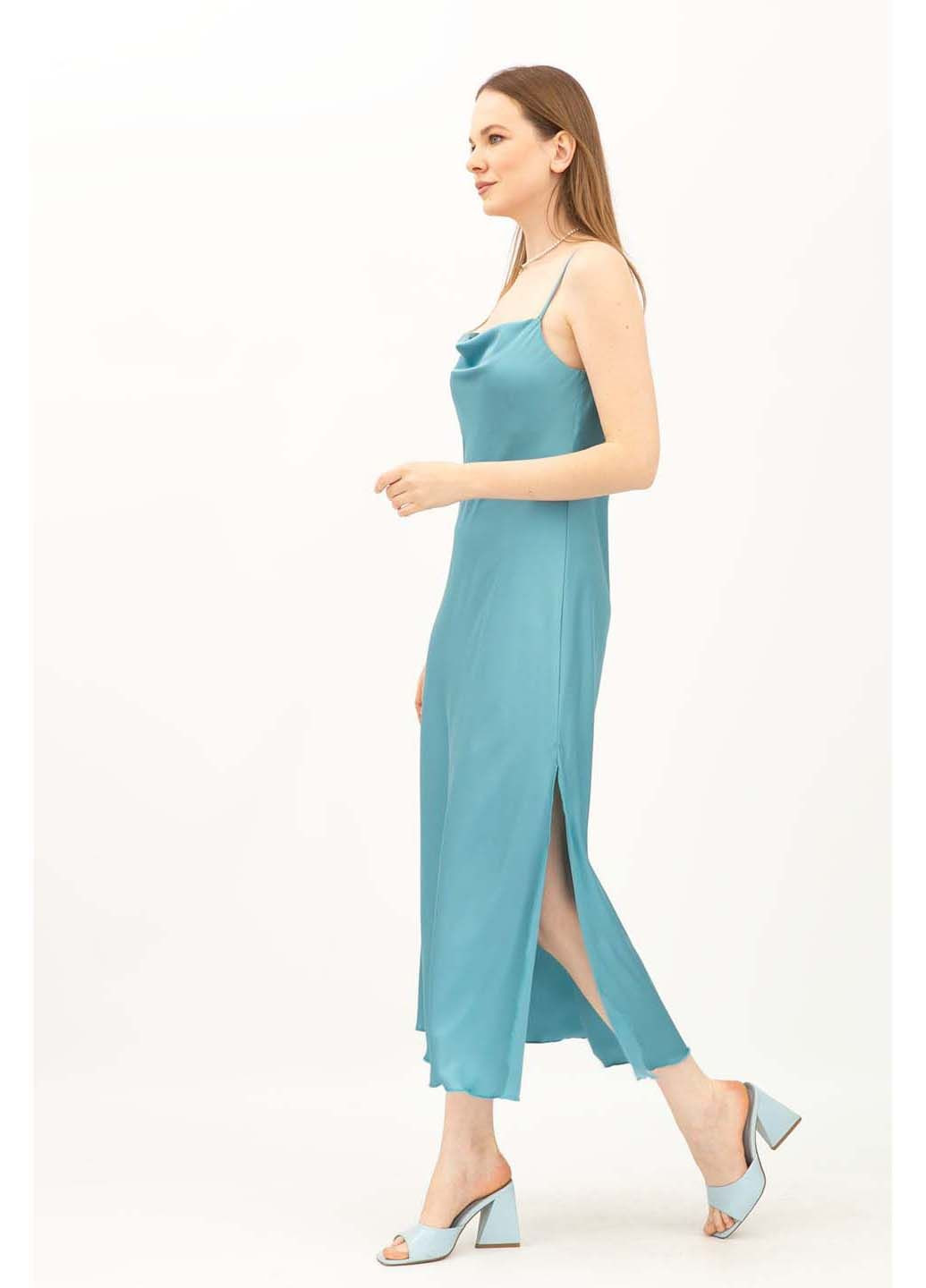 Бирюзовое платье граян 3001 Lesia