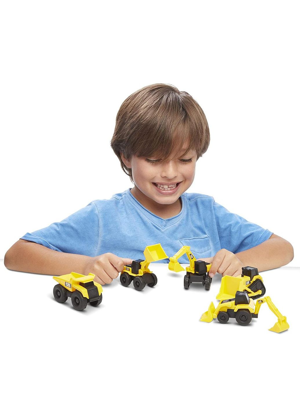 Набор машинок Funrise Минитехника, 5 шт., Минитехника, Строительная техника, Little Machines Cat (338425506)