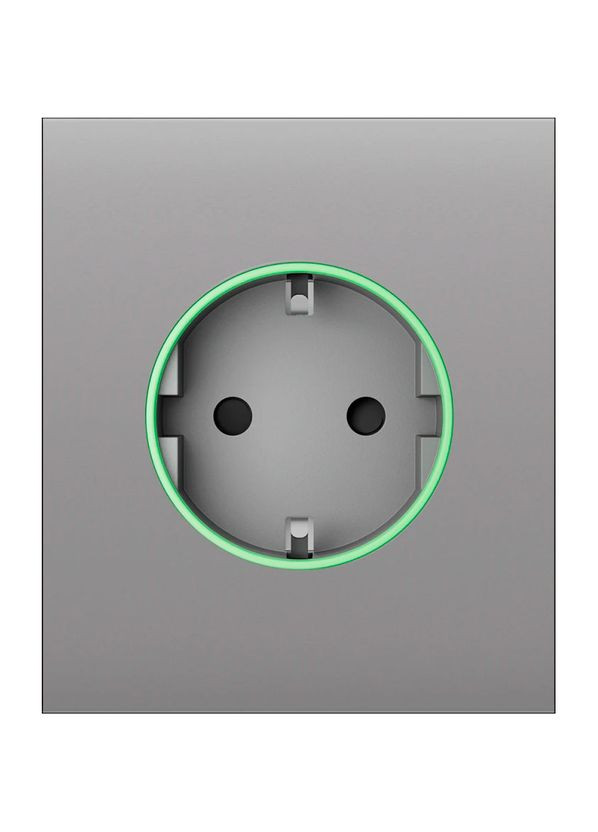 Центральна панель для вбудованої розетки CenterCover for Outlet Smart Jeweler Fog (000038800) Ajax (322937802)