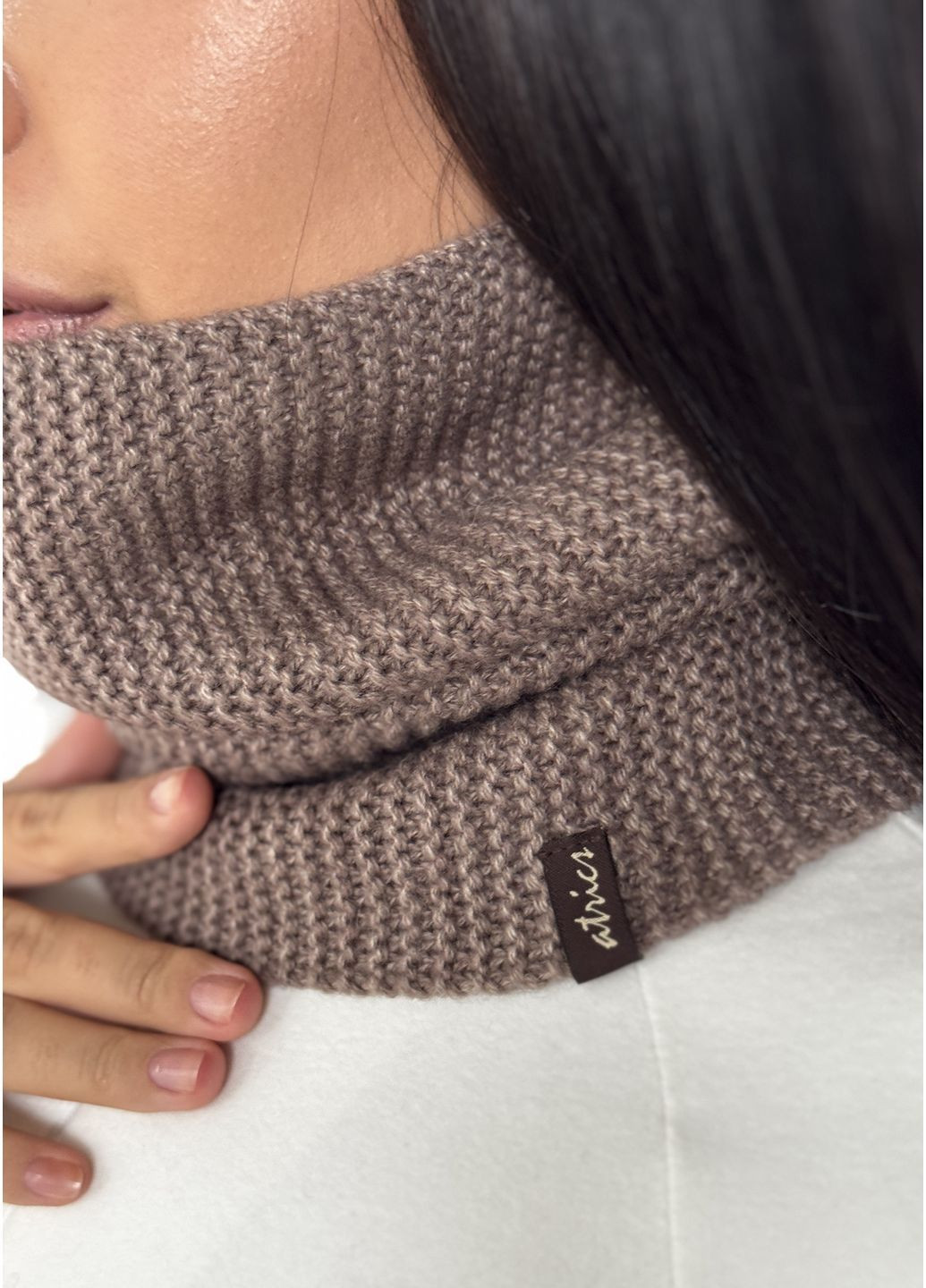 Теплий жіночий снуд-бафф InFashion Бафф (366303368)