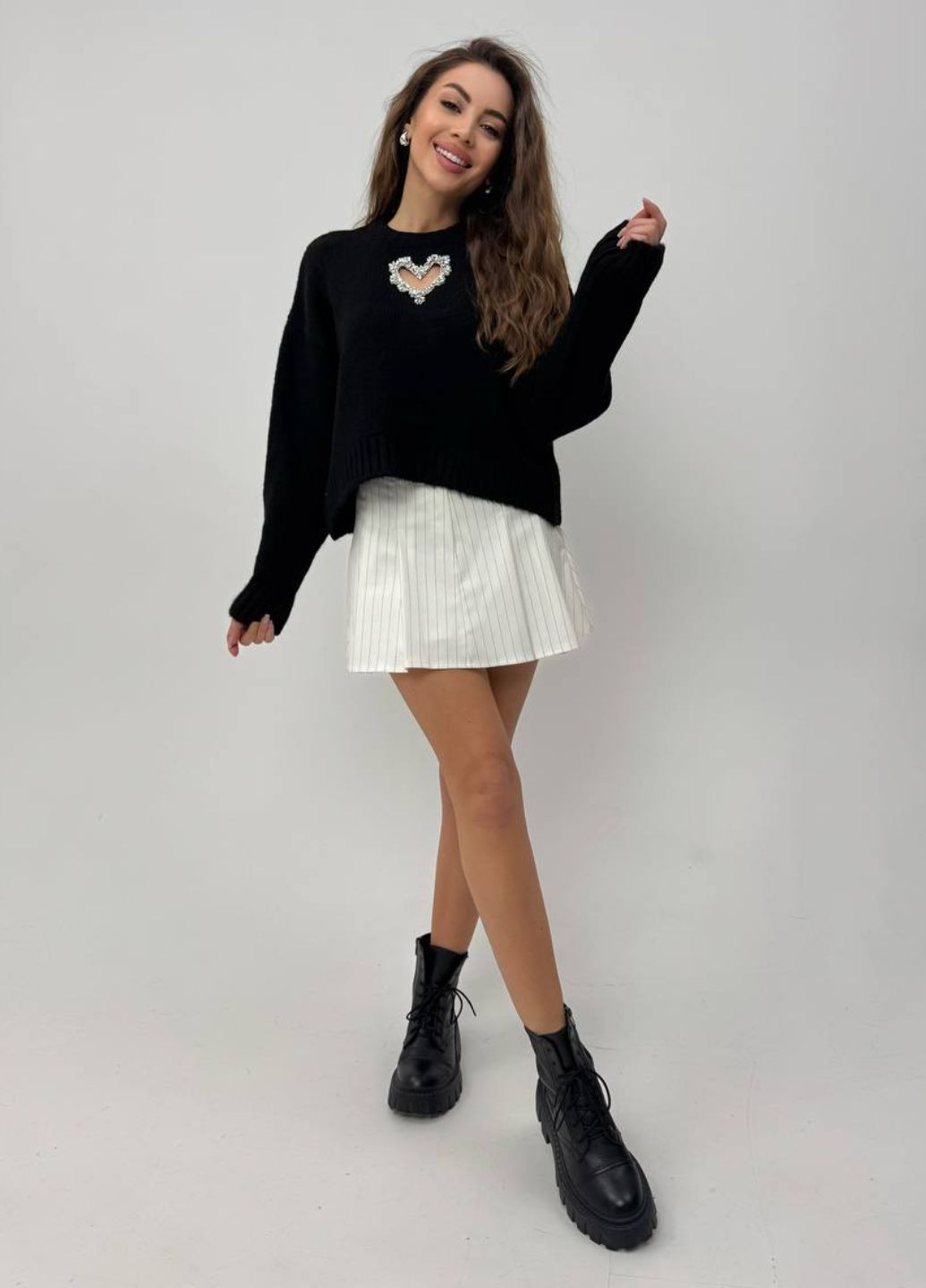 Юбка-шорты с высокой посадкой Україна (328392237)