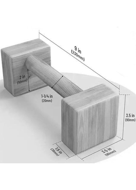 Балансовые паралетсы из дерева Сундер сиена (БЛП-001805) No Brand (328226140)