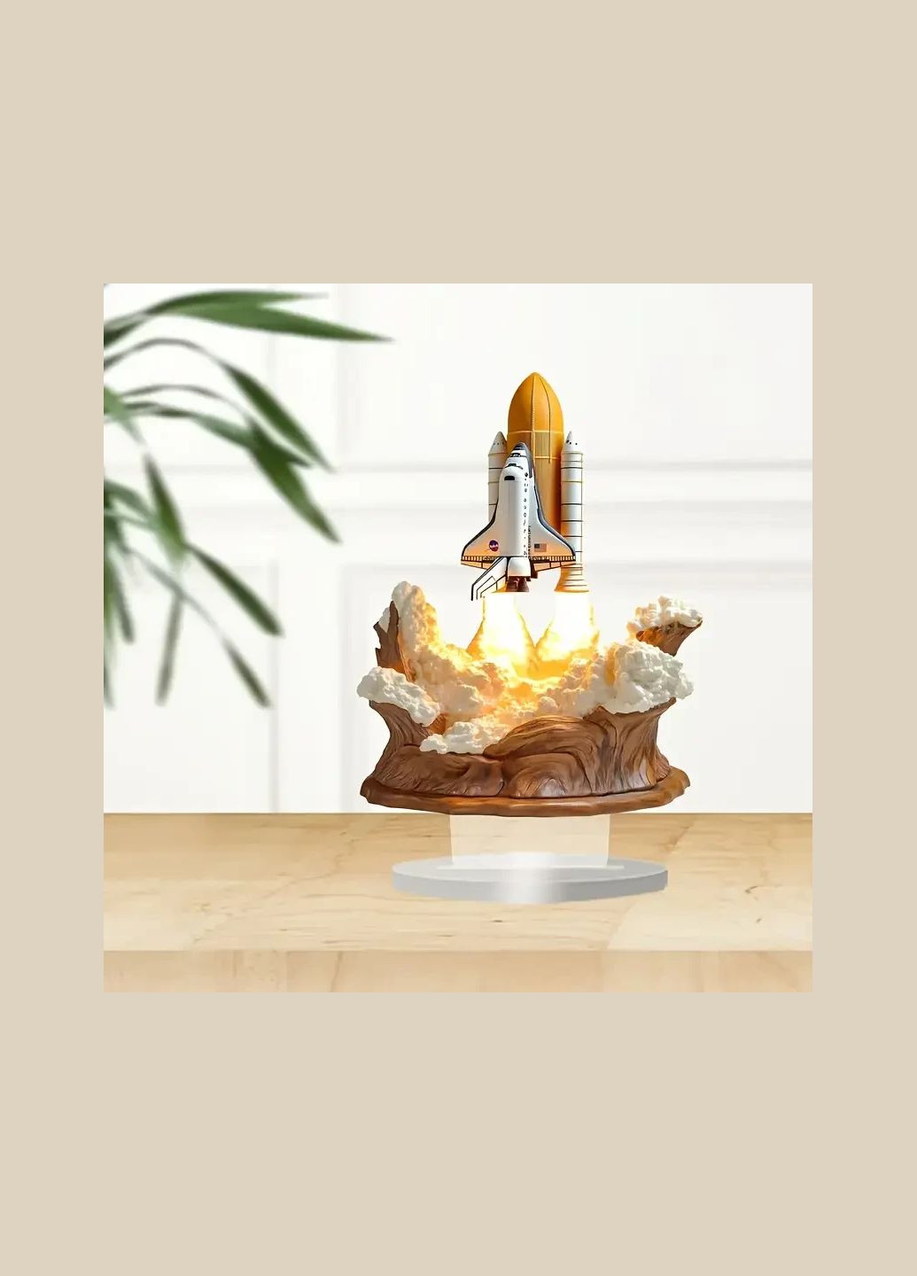 Акриловый декор "Космический путешественник на планете" и "Запуск ракеты" No Brand (372083575)