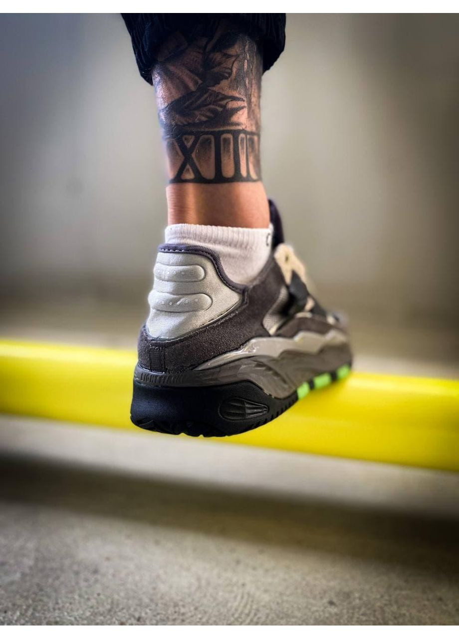 КРОССОВКИ ЖЕНСКИЕ ADIDAS NITEBALL GREY FIVE АДИДАС НАЙТБОЛ No Brand серые демисезоны (367172396)