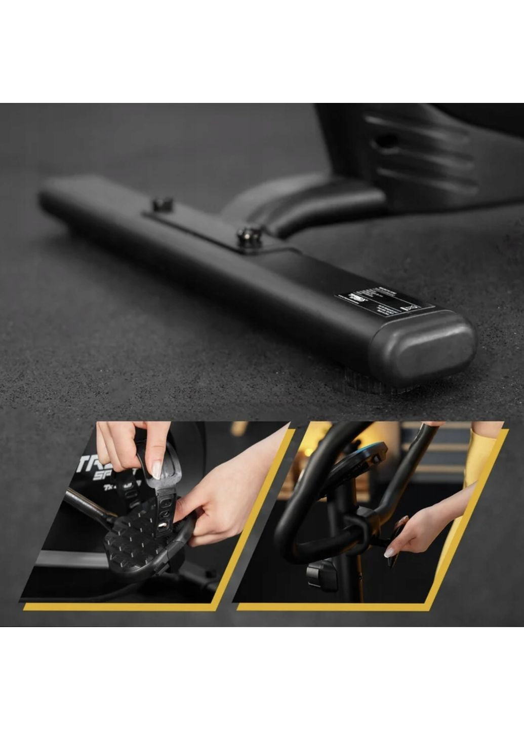 Велотренажер TX-450MB FLEXO магнитный черный TREX Sport (361952797)