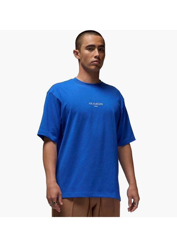 Синяя футболка wordmark 85 t-shirt blue hf5490-480 Air Jordan