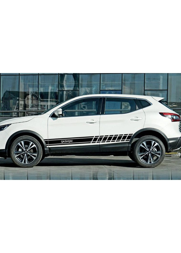 Полосы на двери авто 3D TUNING STUDIO Ниссан Кашкай 980х120х0.060мм=4штуки No Brand (362500155)