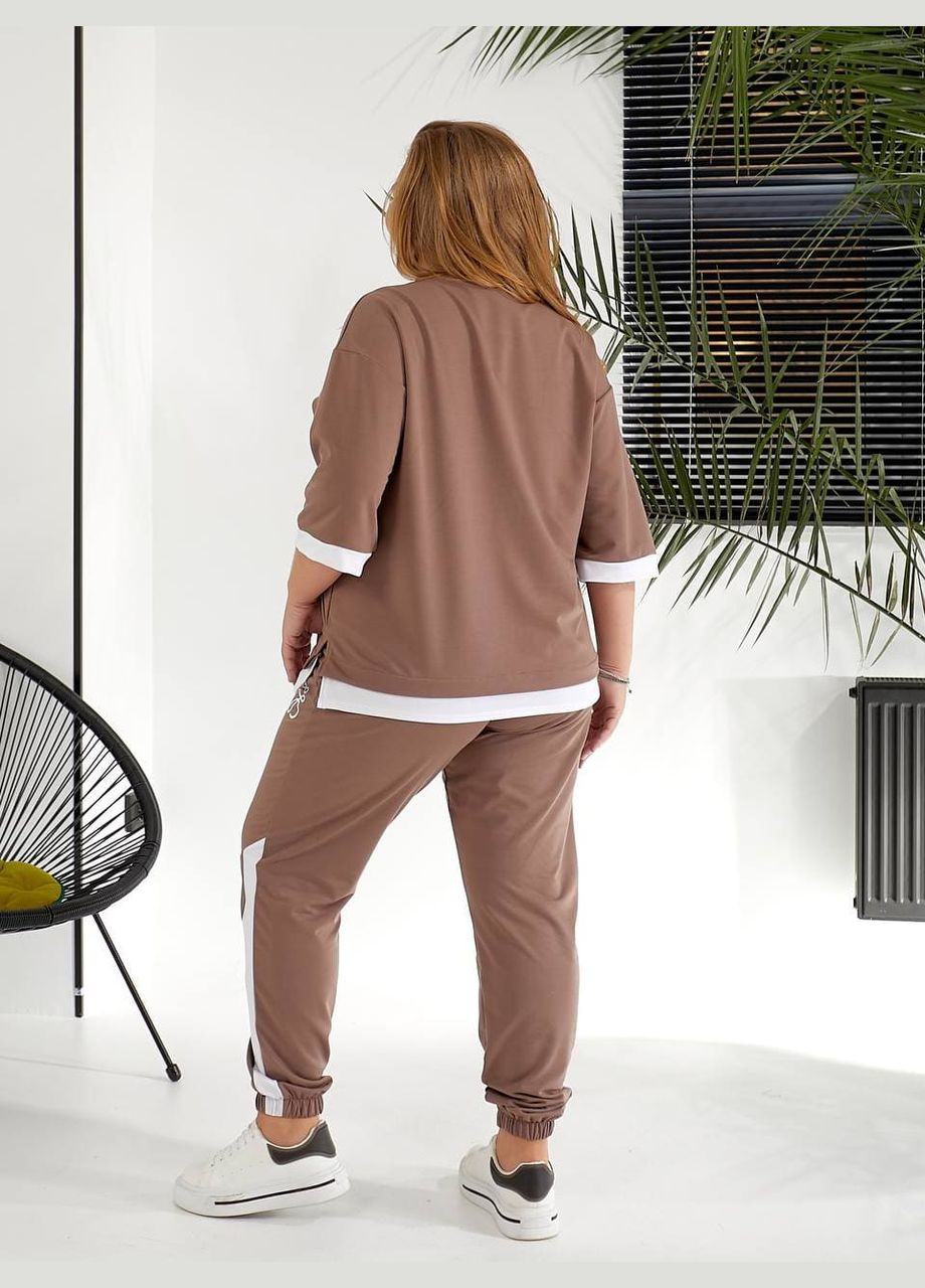 Женский прогулочный костюм двойка цвета джинс New Trend (332980602)