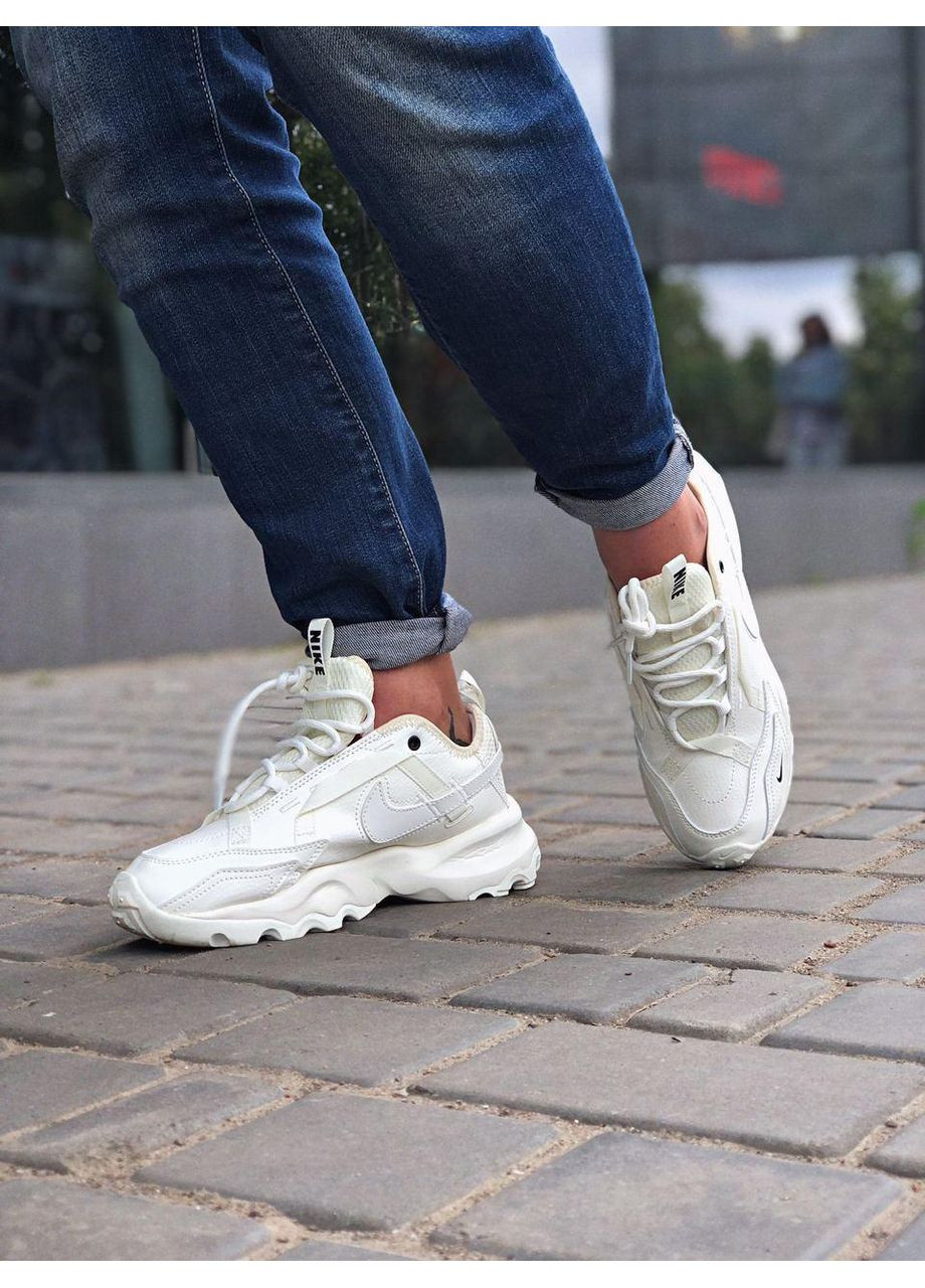Белые демисезонные кроссовки мужские nike tc 7900 white найк tc 7900 No Brand
