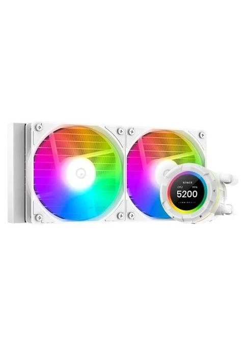 Система рідинного охолодження Space LCD SL240 XE, 2х120мм ARGB fans, 4pin PWM, Intel LGA2066/2011/1851/1700/1200/115x; AMD ID-Cooling (395349849)