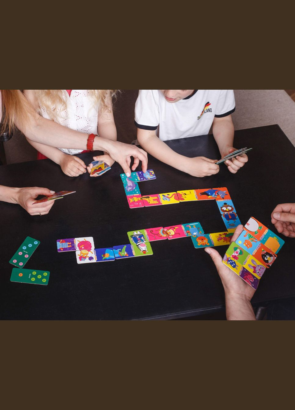 Дитяча гра настільна Crazy Доміно VT8055-10 укр. мовою Vladi toys (334143621)