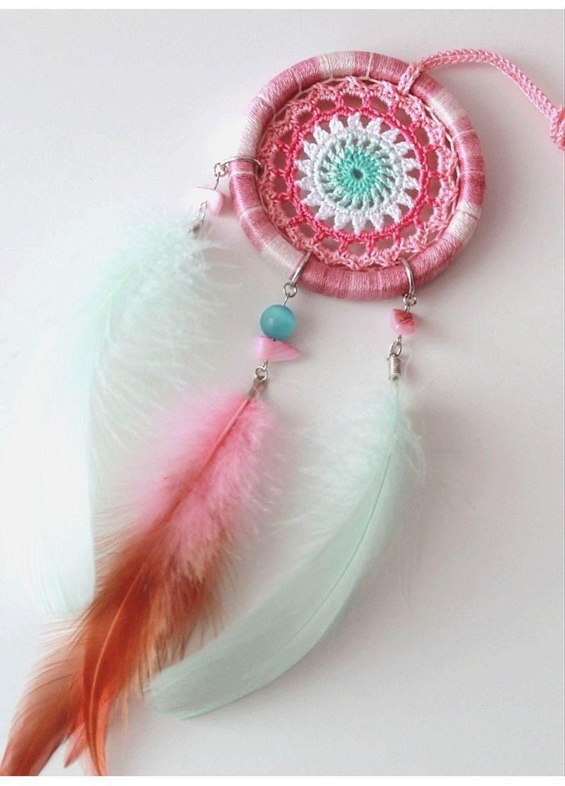 Мини/Авто-ловец снов "Девичья блажь". Оберег-подвеска в машину. Амулет на зеркало заднего вида Dream Studio (363057557)