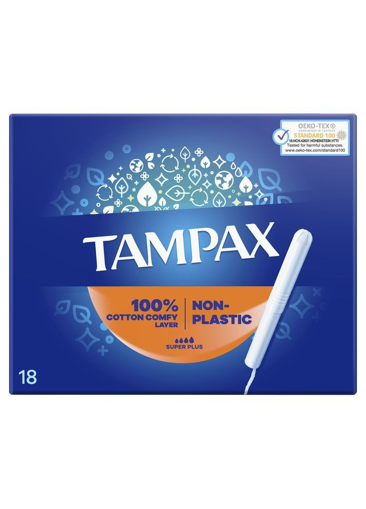 Гігієнічні тампони Super Plus Duo 18 шт Tampax (366031602)