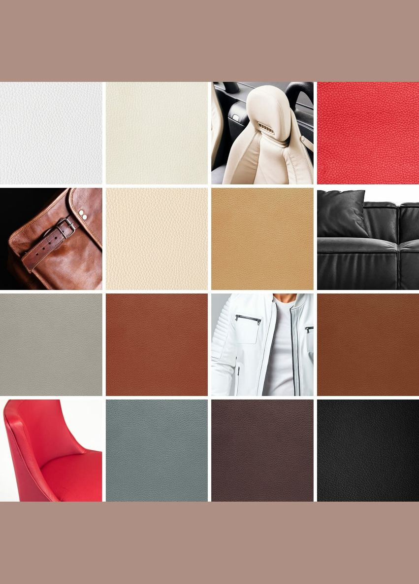 Самоклеюча екошкіра у рулоні 1.37*3m*0.5mm Світло-коричневий (D) SW-00001412 No Brand (328579016)