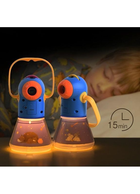 Дитячий проєктор-нічник Mideer Storybook Torch Багатофункціональний 8 казок 4-в-1 Нічник/Таймер арт 4930 Синій No Brand (370215934)