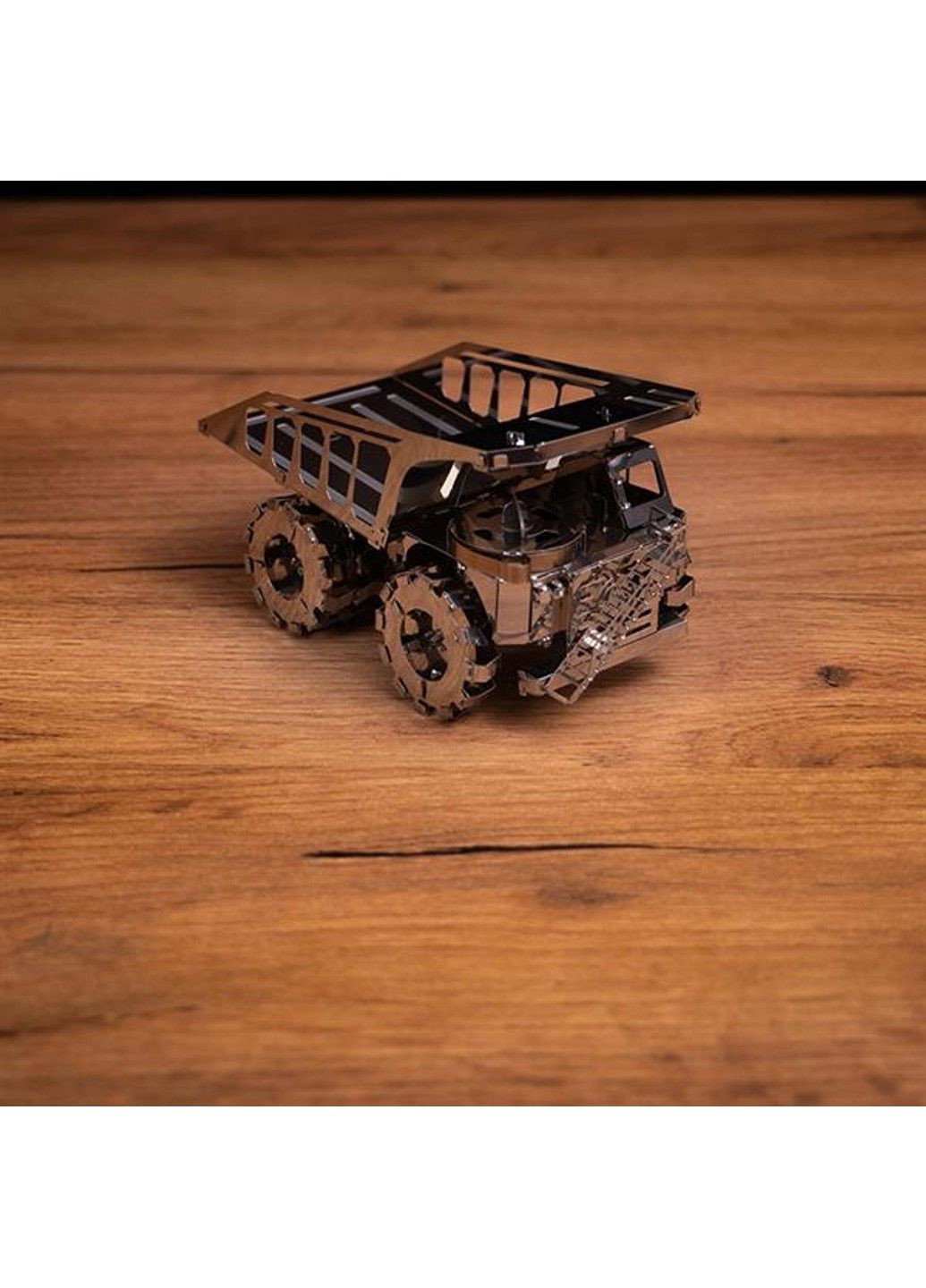 Колекційна модель-конструктор Quarry Transporter Кар'єрний самоскид механічний (MT014) Metal Time (331298709)