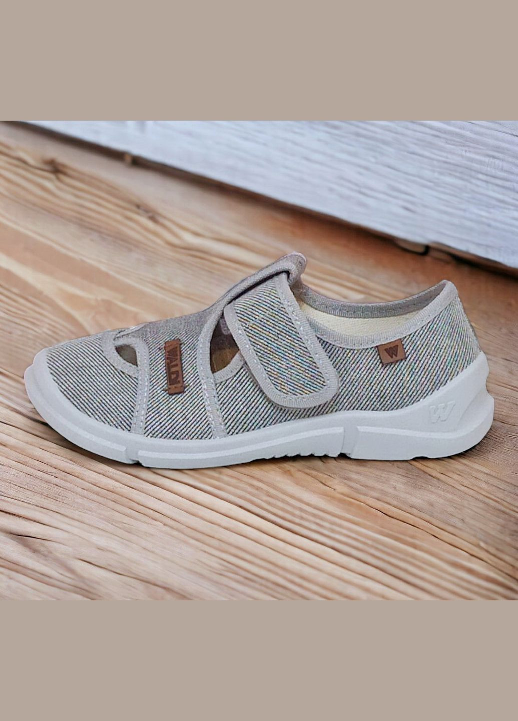 Тапочки для хлопчика ортопедичні капчики на липучках Natur Waldi (336147374)