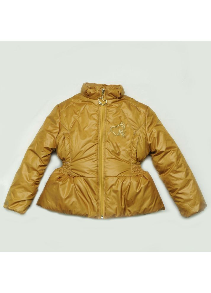 Золота демісезонна куртка демісезонна для дівчат модний карапуз Trendy Tot 03-00458_000006620