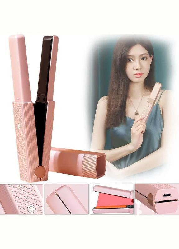 Беспроводная аккумуляторная плойка. Утюг для выпрямления волос Cordless hair No Brand (315401889)