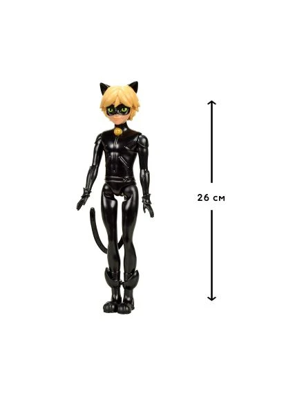 Кукла Леди Баг и Супер-Кот серии Basic - Супер-Кот 26 см (50262) Miraculous Леді Баг і Супер-Кіт серії Basic - Супер-Кіт 26 см (400302593)