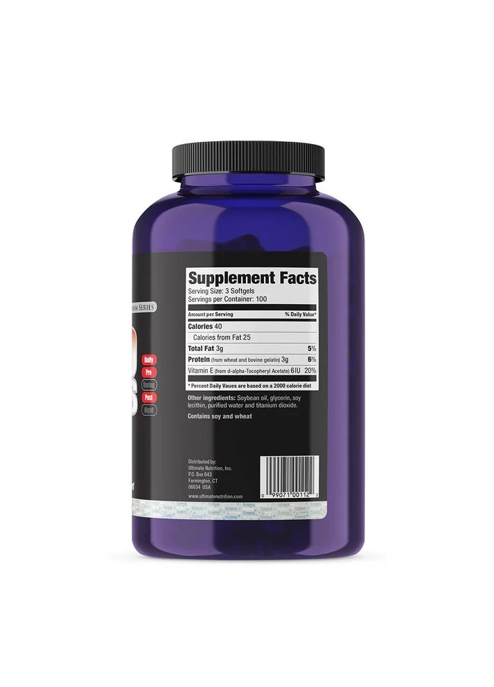 Амінокислота Ultimate Amino Softgels, 300 капсул Ultimate Nutrition (333973594)