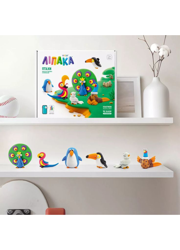 Пластилін Птахи (15013-UA01) ЛІПАКА (364488051)