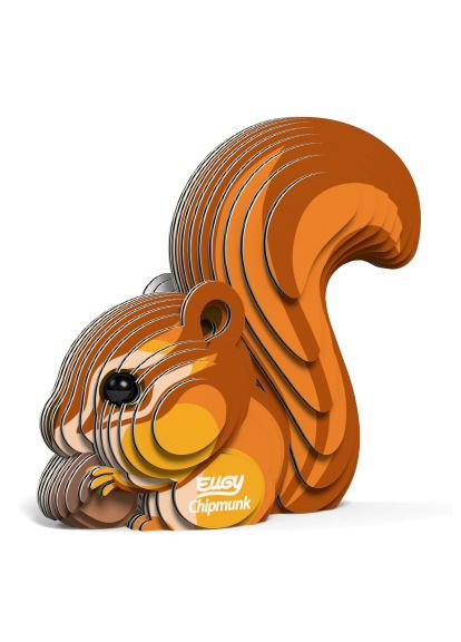 Пазл (XEG-041) Eugy 3D Зоопарк Бурундук (366066915)