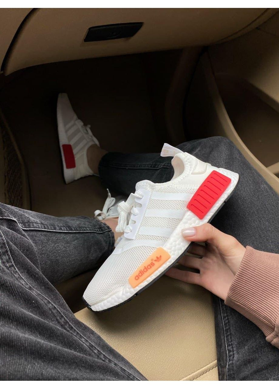 КРОСІВКИ ЖІНОЧІ ADIDAS NMD GREY RED АДІДАС No Brand сірі демісезони (367167990)